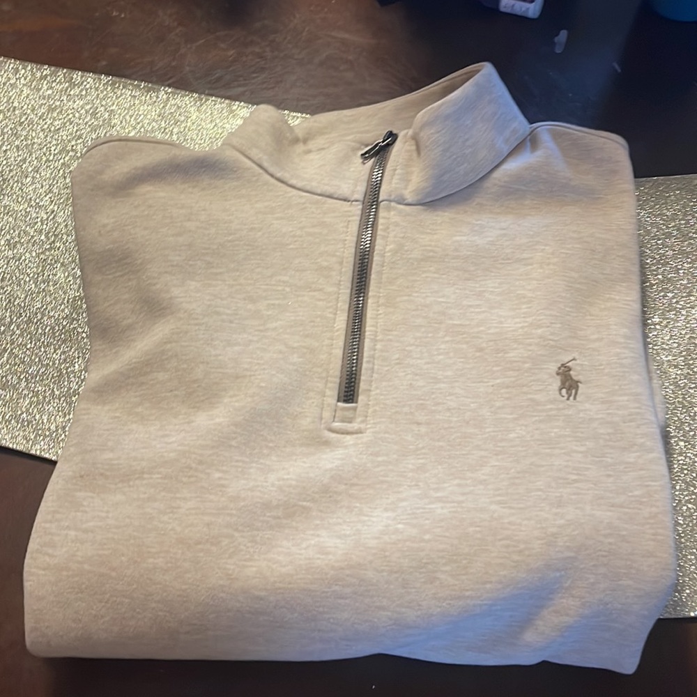 Polo by Ralph Lauren ribbed half zip pullover new without tags size XXLT